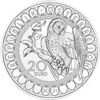 Picture of Серебряная монета «Мудрость Совы» 20.74 грамм Австрия
