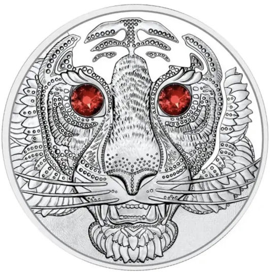 Picture of Срібна монета «Тигр» 22.42 грам Австрія