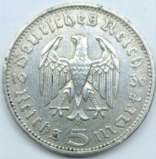 Picture of 5 марок 1933-1945г  Германия . Серебро