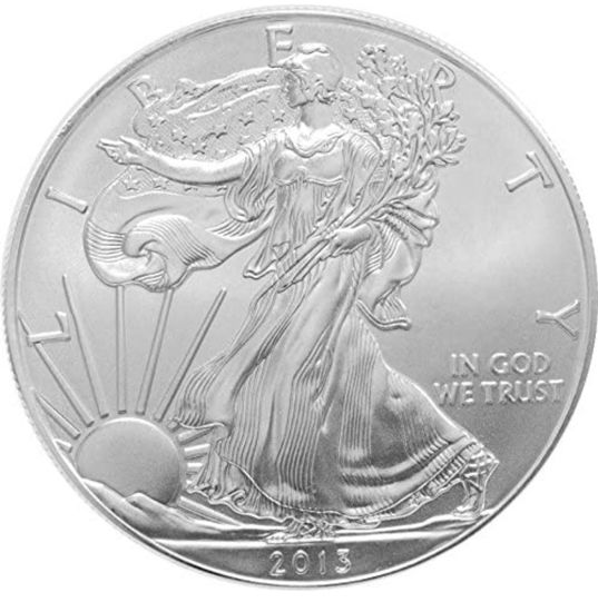 Picture of 1$ доллар США 2013 Американский Серебряный Орел Liberty 31,1 грамм