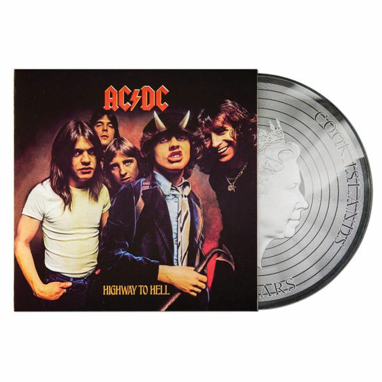 Picture of Серебряная монета "AC/DC HIGHWAY TO HELL", Острова Кука 2018 год