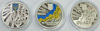 Picture of Набір із трьох монет у сувенірній упаковці "Державні символи України"