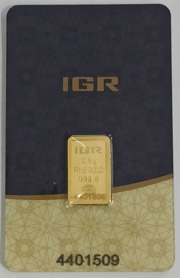 Picture of Золотой слиток 2,5 грамма IGR ( новый )