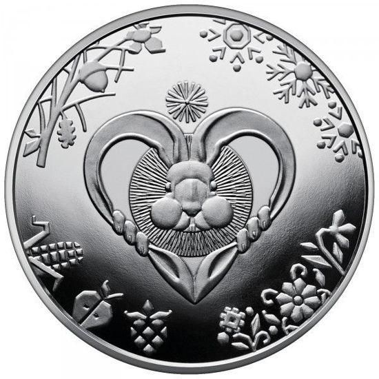 Picture of Пам'ятна монета "Рік Кота (Кролика)" - нейзильбер