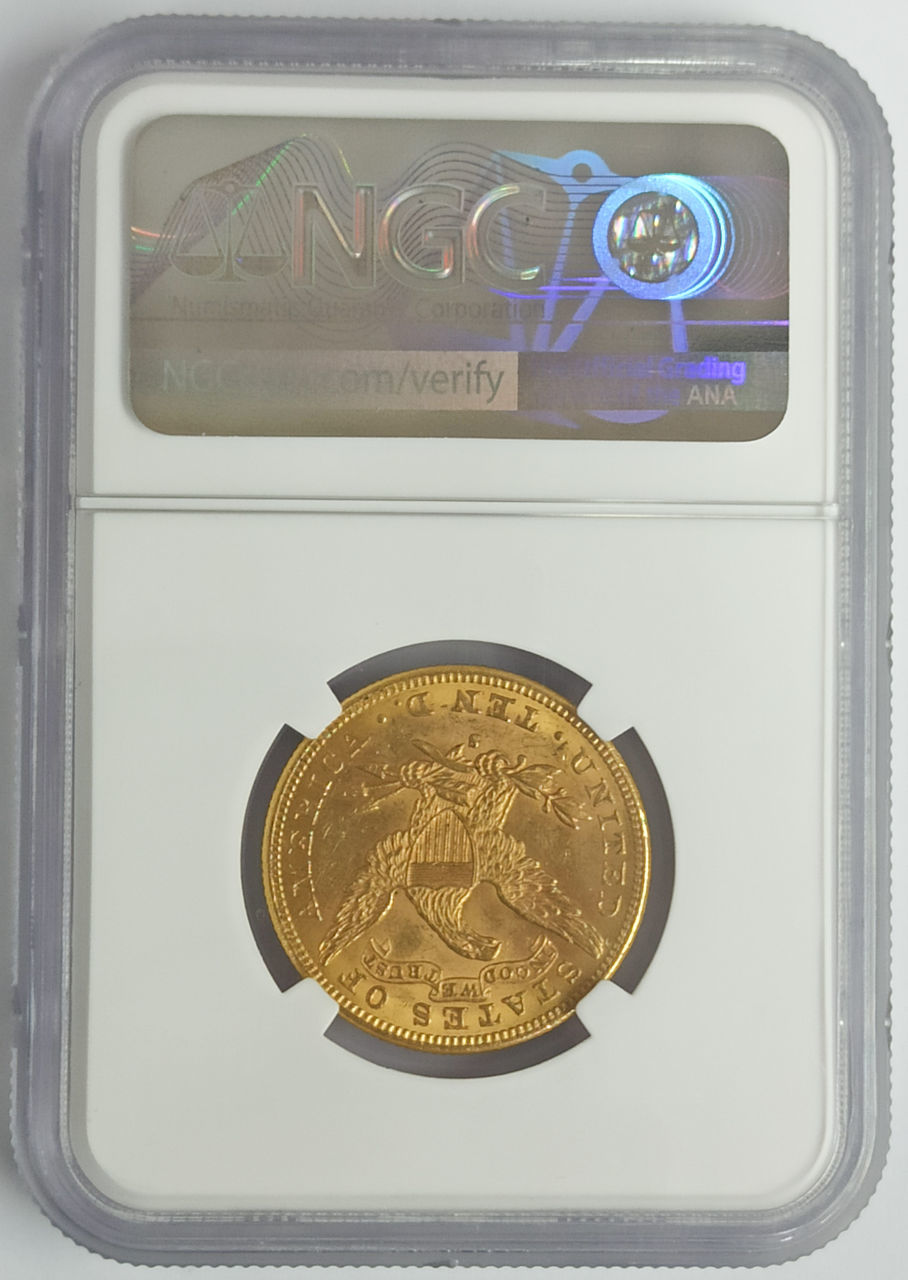 Золотая монета "ЛИБЕРТИ- LIBERTY" 10 долларов, 1888 год. Монеты Украины ...