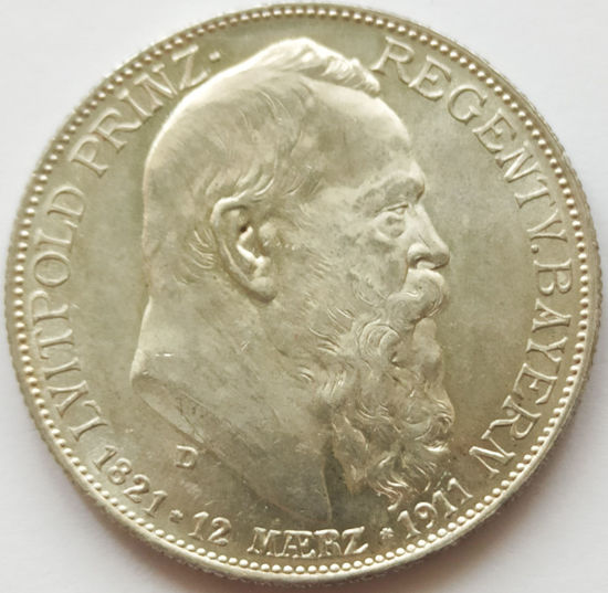 Picture of Две марки "90 лет со дня рождения принца Луитпольда"
