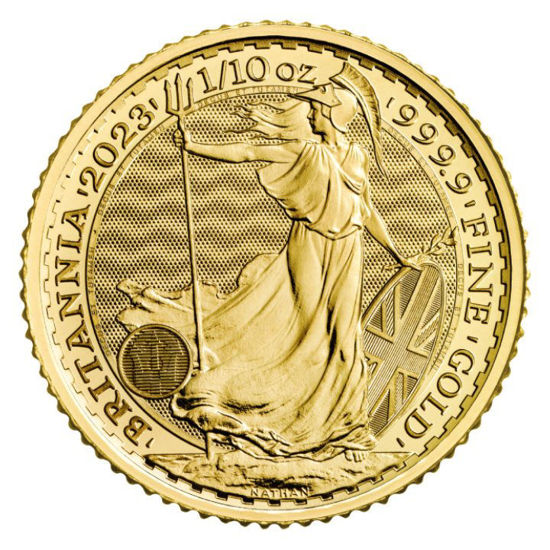 Picture of Золотая монета "Британия Карл ІІІ - Britannia" 3,11 грамм 2023 год