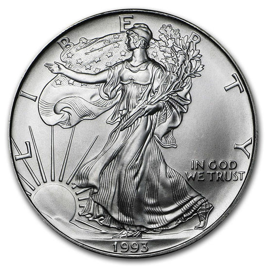 Picture of 1$ доллар США  1993г. Американский Серебряный Орел Liberty 1993 г.