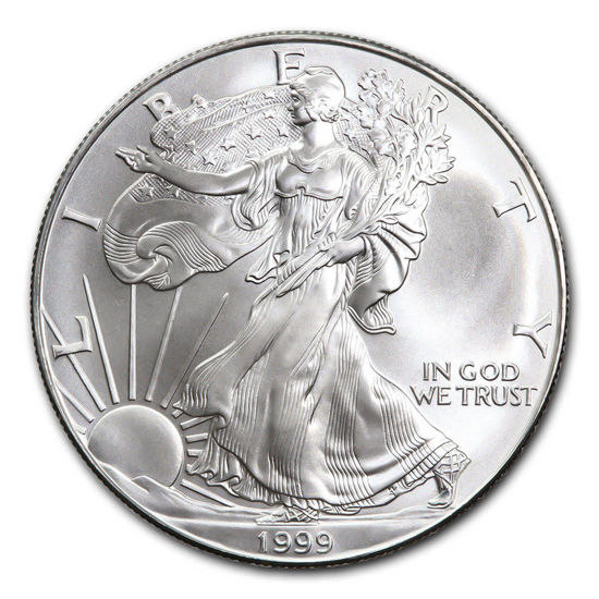Зображення 1 $ долар США Американський Срібний Орел Liberty 1999р