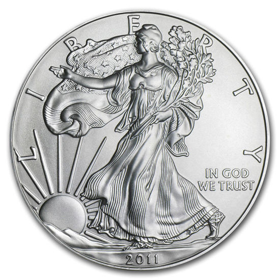 Зображення 1 $ долар США 2011 р. Американський Срібний Орел Liberty 2011 р