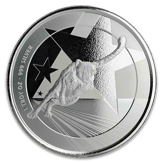 Picture of Срібна монета "Камерунський гепард" 31,1 грам 2019 рік