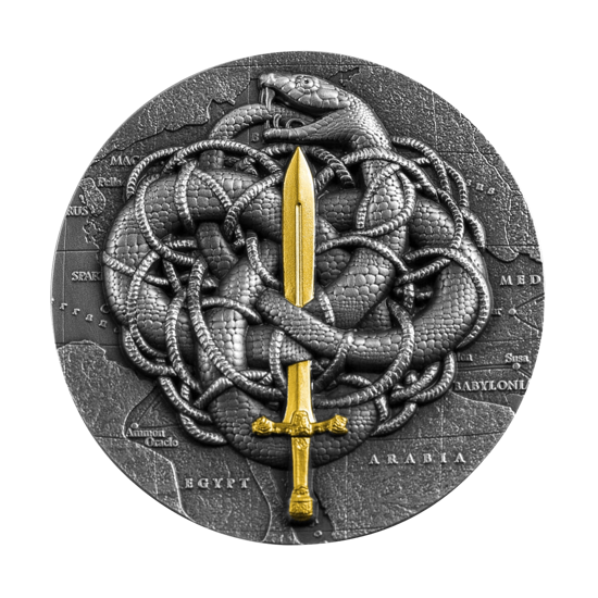 Picture of Срібна монета "Гордіїв вузол" 62,2 грам, 2021 рік