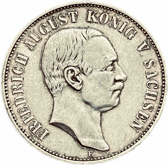 Picture of 5 марок, серебро (Королевство Саксония,  1908 год).