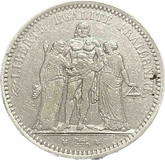 Picture of 5 франков 1875  Третья республика  Франция