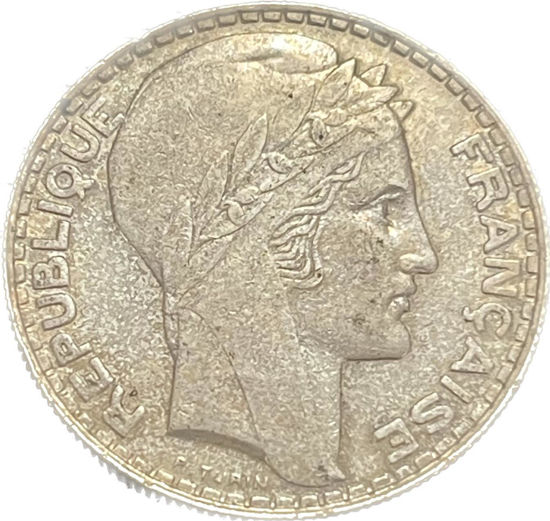 Picture of 20 франків Франція 20 грам, 1933 рік