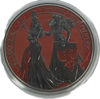 Picture of Серебряная монета «Аллегории - Британия и Германия» DARK RED 2019  31.1 грамм