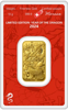 Picture of Золотий злиток 10 ГРАМ ARGOR-HERAEUS "Рік Дракона" (новий)