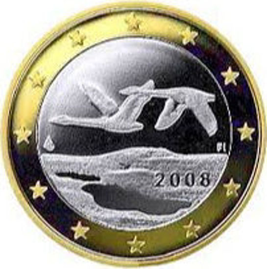 Picture of Монета 1 євро Фінляндія, 2008 рік