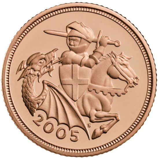Picture of Золота монета 1 Соверен 7,99 г., 2005 рік