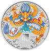 Picture of Срібна монета «Місячний дракон» 31,1 грам, 2024 рік