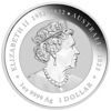 Picture of Серебряная монета "Зеленый дракон и Кои" 31,1 грамм, 2023 год