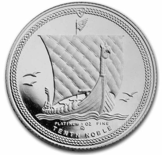 Picture of Платинова монета "Острів Мен шляхетна монета", 3,11 грам