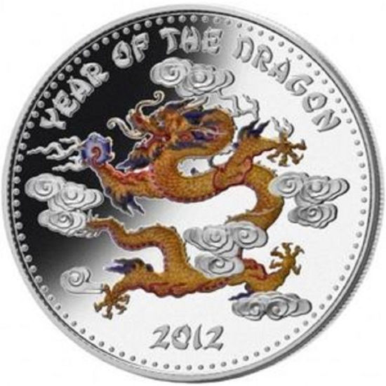 Picture of Серебряная монета "Год дракона" 31,1 грамм, 2012 год