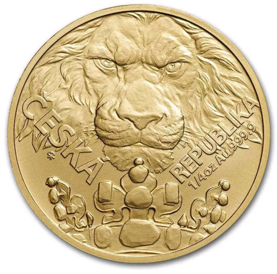 Picture of Золотая монета "Чешский Лев" 7,78 грамм 2023 г.