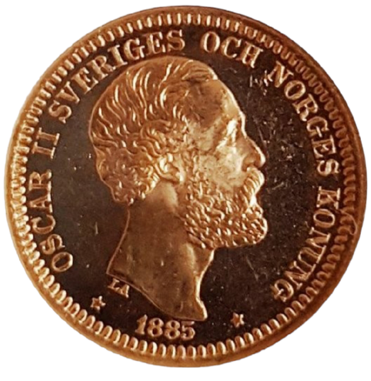Picture of Золотая монета "20 крон" 8,96 грамм, 1877-1899 год