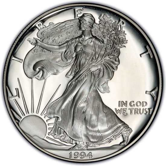 Picture of 1$ доллар США  1994г. Американский Серебряный Орел Liberty 1994 г.