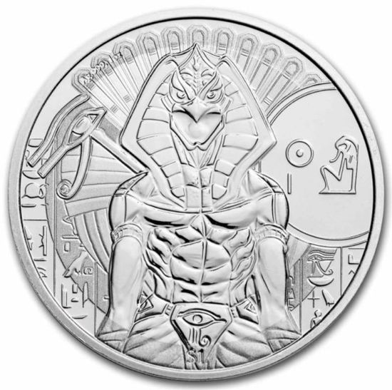 Picture of Серебряная монета "Бог Ра" с серии "Египетские Боги" 31,1 грамм 2023 год