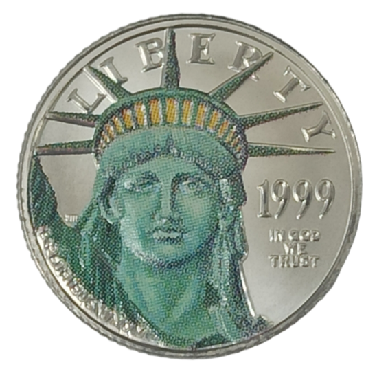 Picture of Платиновая монета "Американский орел" 3,11 грамм, 1999 год