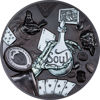 Picture of Срібна монета "Темний флеш-рояль" 93,3 грам, 2022 рік
