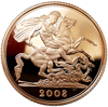 Picture of Золотая монета 1 Соверен  PROOF, 7,98 г., 2008 год