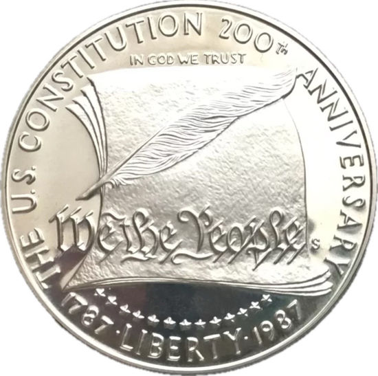 Picture of Срібна монета "Конституція США" 