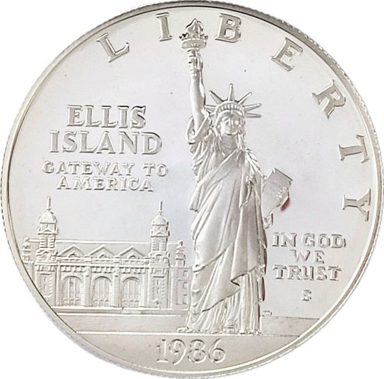 Picture of Срібна монета "Ліберті - 1 долар" 