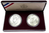 Picture of Подарунковий набір срібних монет "Liberty - Ейзенхауер"