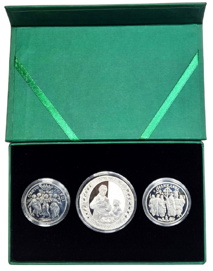 Picture of Подарочный набор серебряных монет "Пасха"