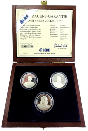 Picture of Подарунковий набір срібних медалей "Кайзери"