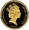 Picture of Золотая монета "Панда" с серии Находящаяся под угрозой исчезновения дикая природа, 1, 24 грамм, 1997 год