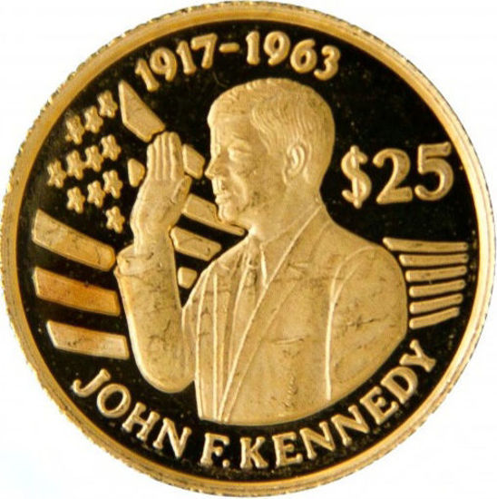 Picture of Золотая монета "Джон Кеннеди" 1,24 грамм, 1994 год