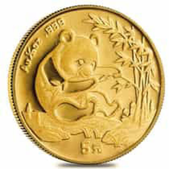 Picture of Золотая  монета "Китайская Панда" 1,55 грамм, 1994 год