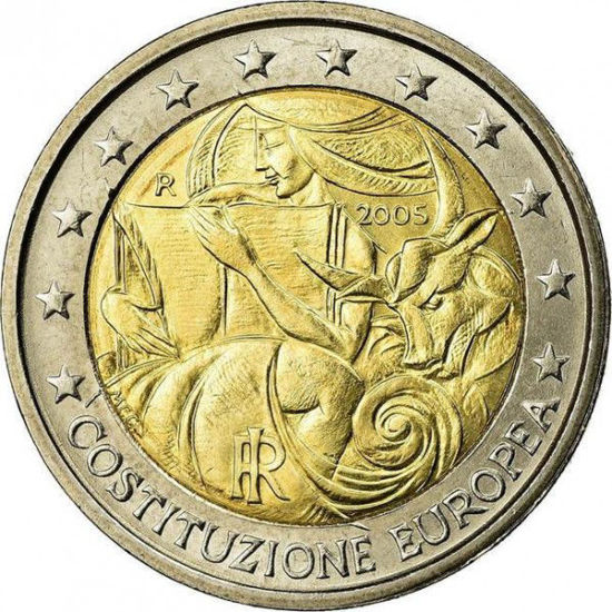 Picture of Монета 2 евро "Конституция Европы" 2005 год
