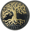 Picture of Срібна монета "Дерево життя" 31,1 грам, 2018 рік (Gold Black Empire Edition)