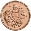 Picture of Золота монета 1/2 Соверен 3,99 г., 2005 рік (proof)