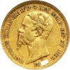 Picture of Золотая монета. Сардиния 20 лир, 1850-1861 Италия 6,45 грамм