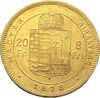 Picture of Золота монета "20 франків 8 форинтів" Франц Йосиф І, 6,45 грам, 1878 рік
