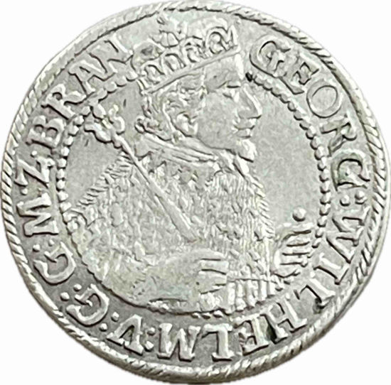 Picture of Срібна монета "1 орт" 6,6 грам, 1623 рік