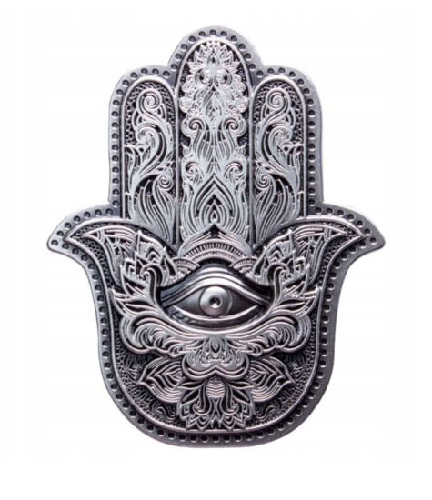 Picture of Срібний злиток "ХАМСА - рука Фатіми" 62,2 грам, 2022 рік