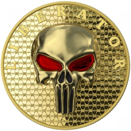 Picture of Серебряная монета "LIBERATOR - PROOF GILDED" 31,1 грамм, 2021 год